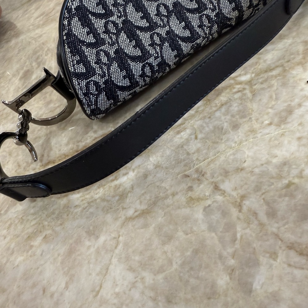 Christian Dior Oblique Vintage Saddle Bag - Picture 10 of 11